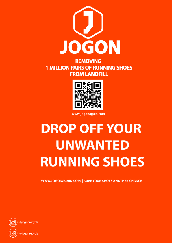 Jogon Shoe Recycling at the Bristol Running Show